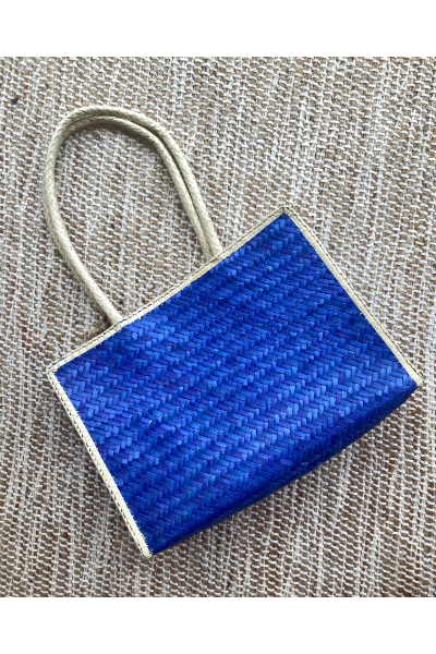 Hamine woven Tote bag - Double weaved bag with Natural handle